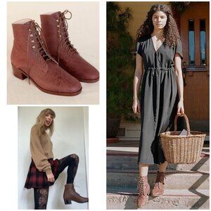 💕CHRISTY DAWN💕 The Dawn Boot ~ Mahogany 7 New In Box